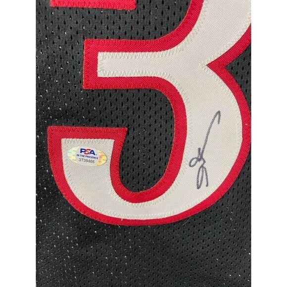 Allen Iverson signed autographed Philadelphia 76ers custom jersey PSA - Picture 2 of 4